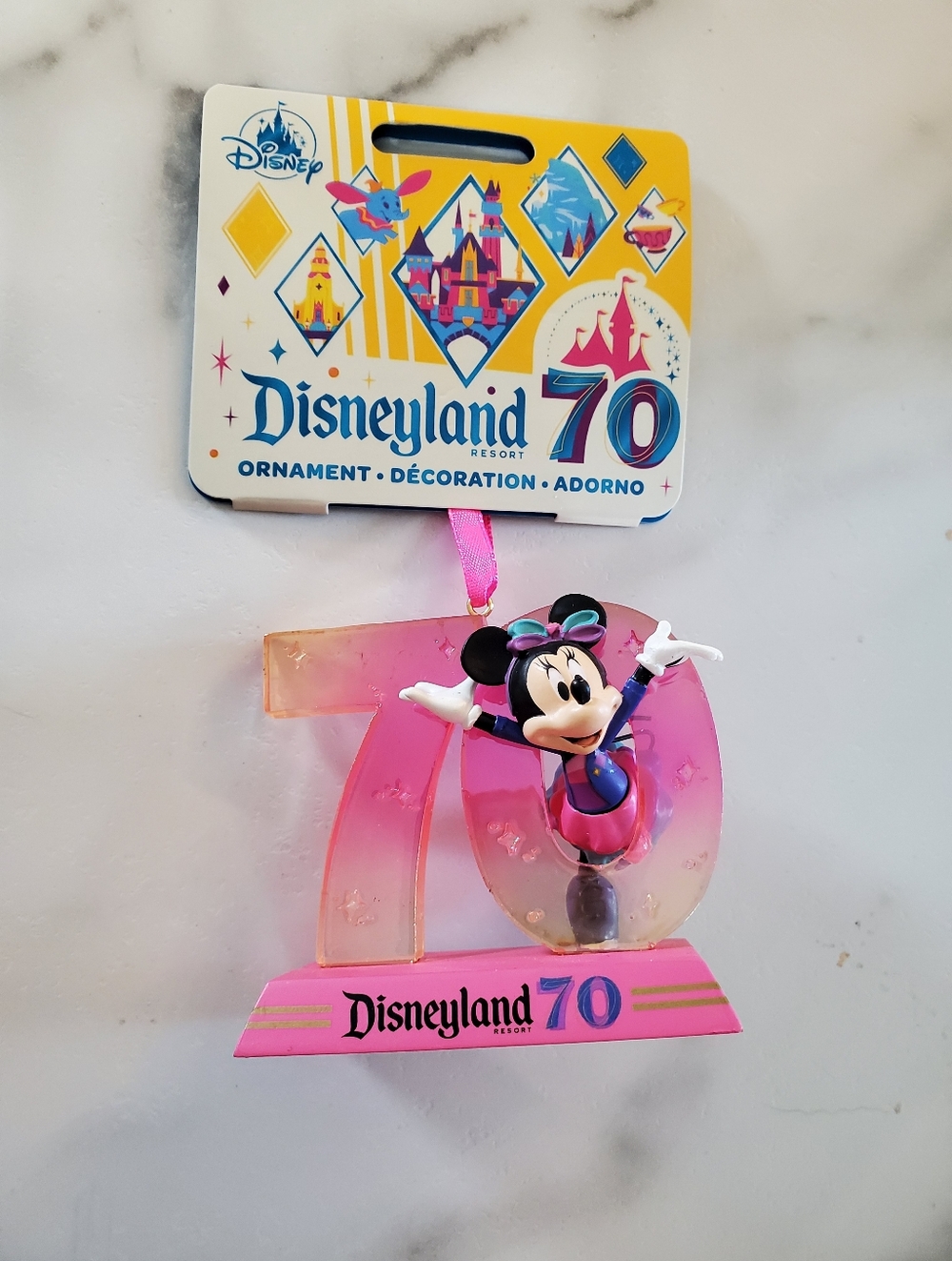 Minnie Mouse Figural Ornament – Disneyland 70th Anniversary - Picture 2 of 8